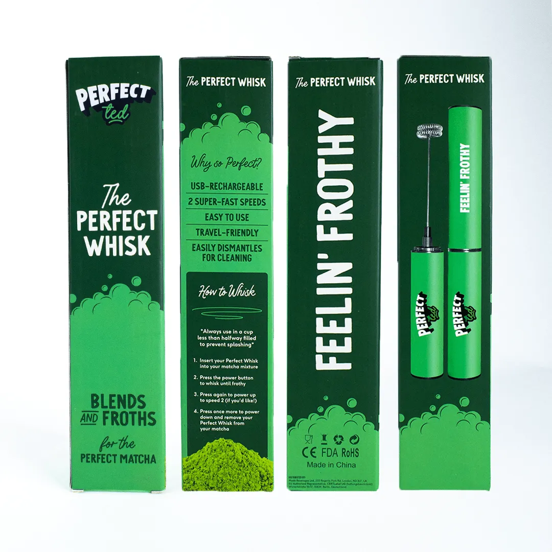 Perfect Ted Strawberry Pro Kit matcha med jordgubb vispset