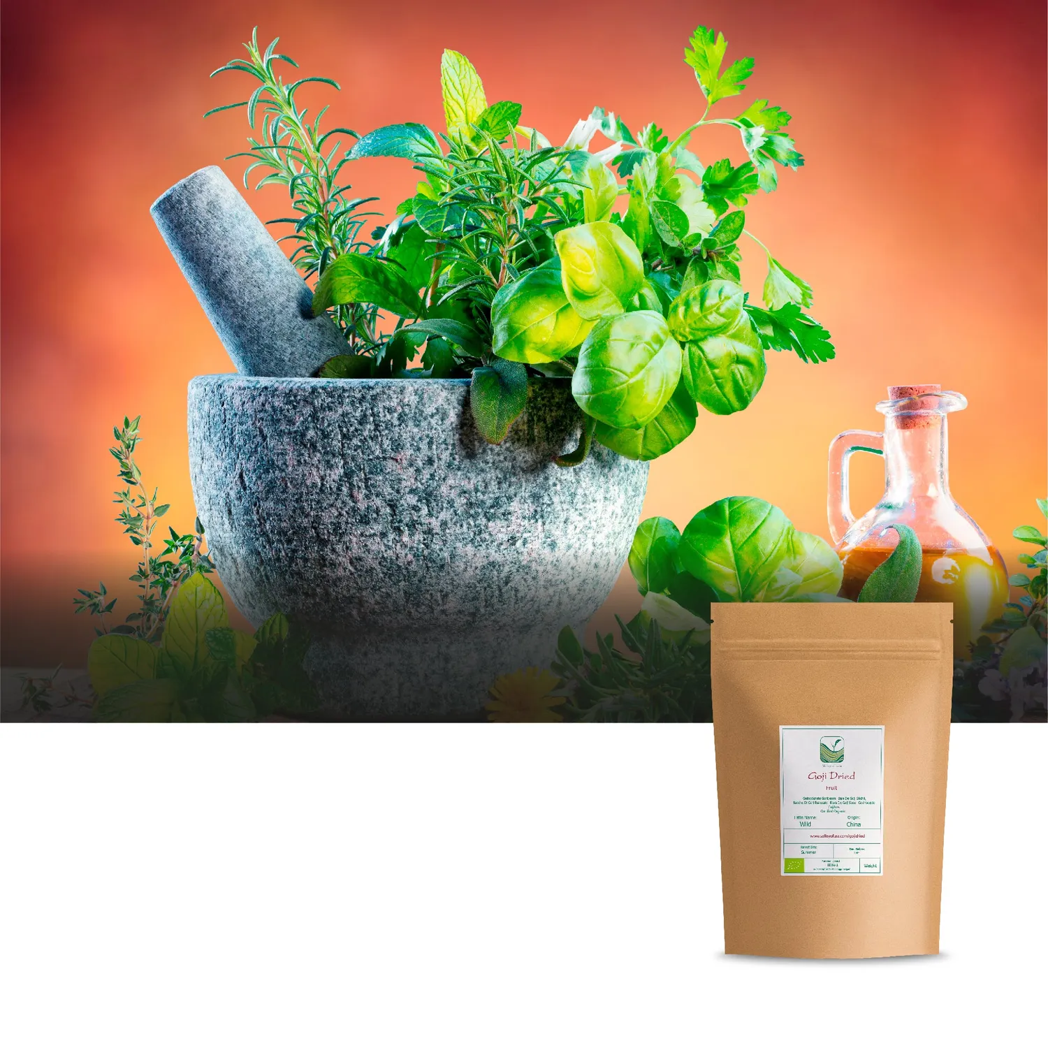 Valley of Tea Gojibär torkade 250g ekologiska