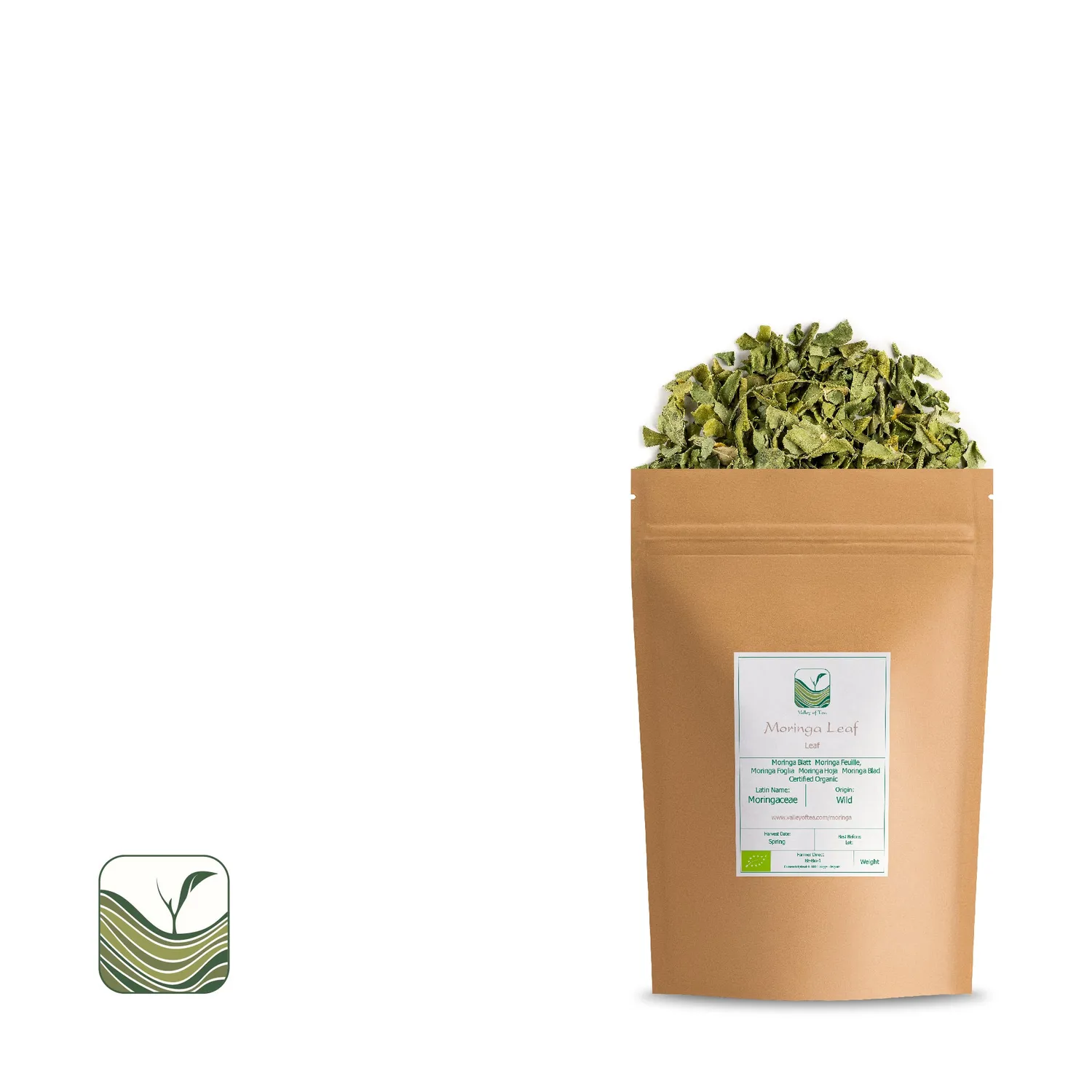 Valley of Tea Moringablad örtte lösvikt 100g