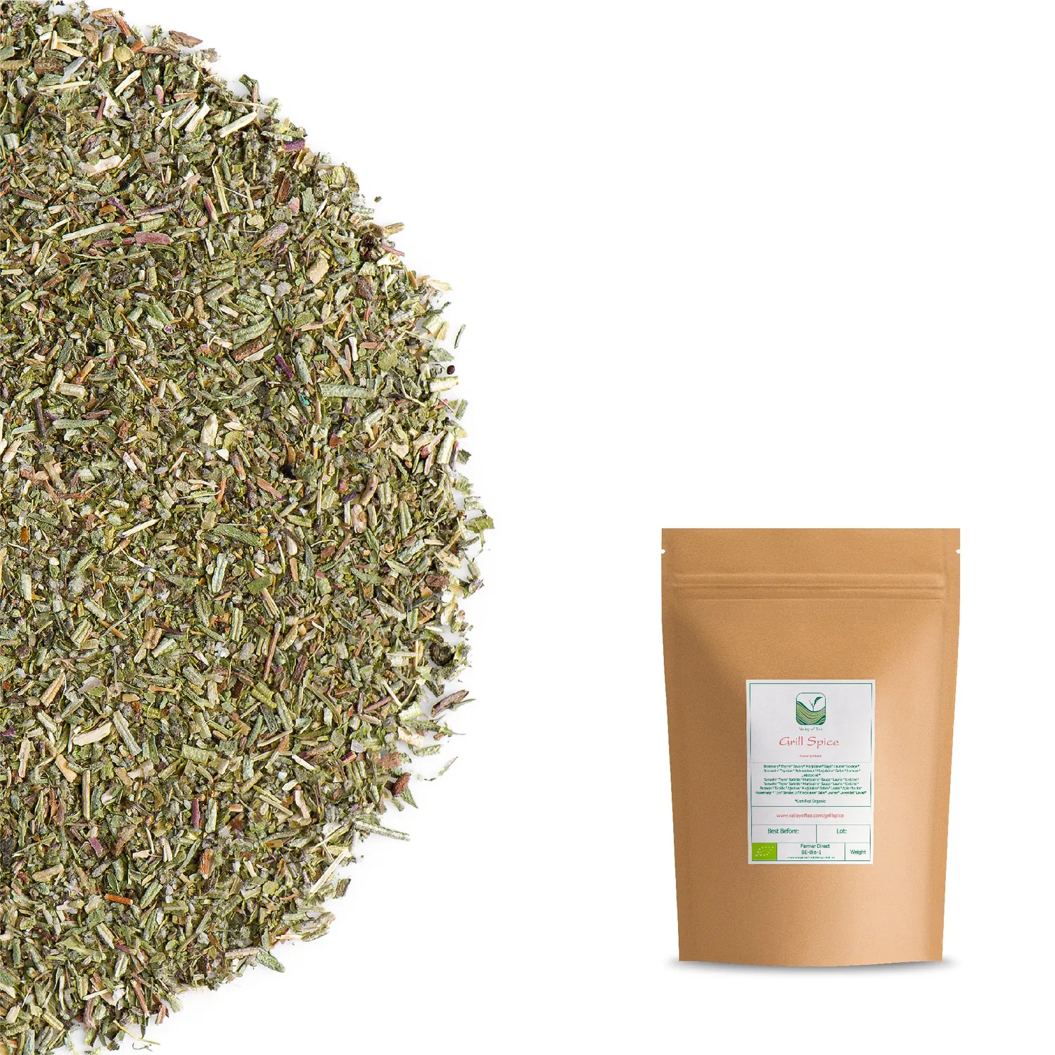 Valley of Tea Grillkrydda krydda 100g ekologisk