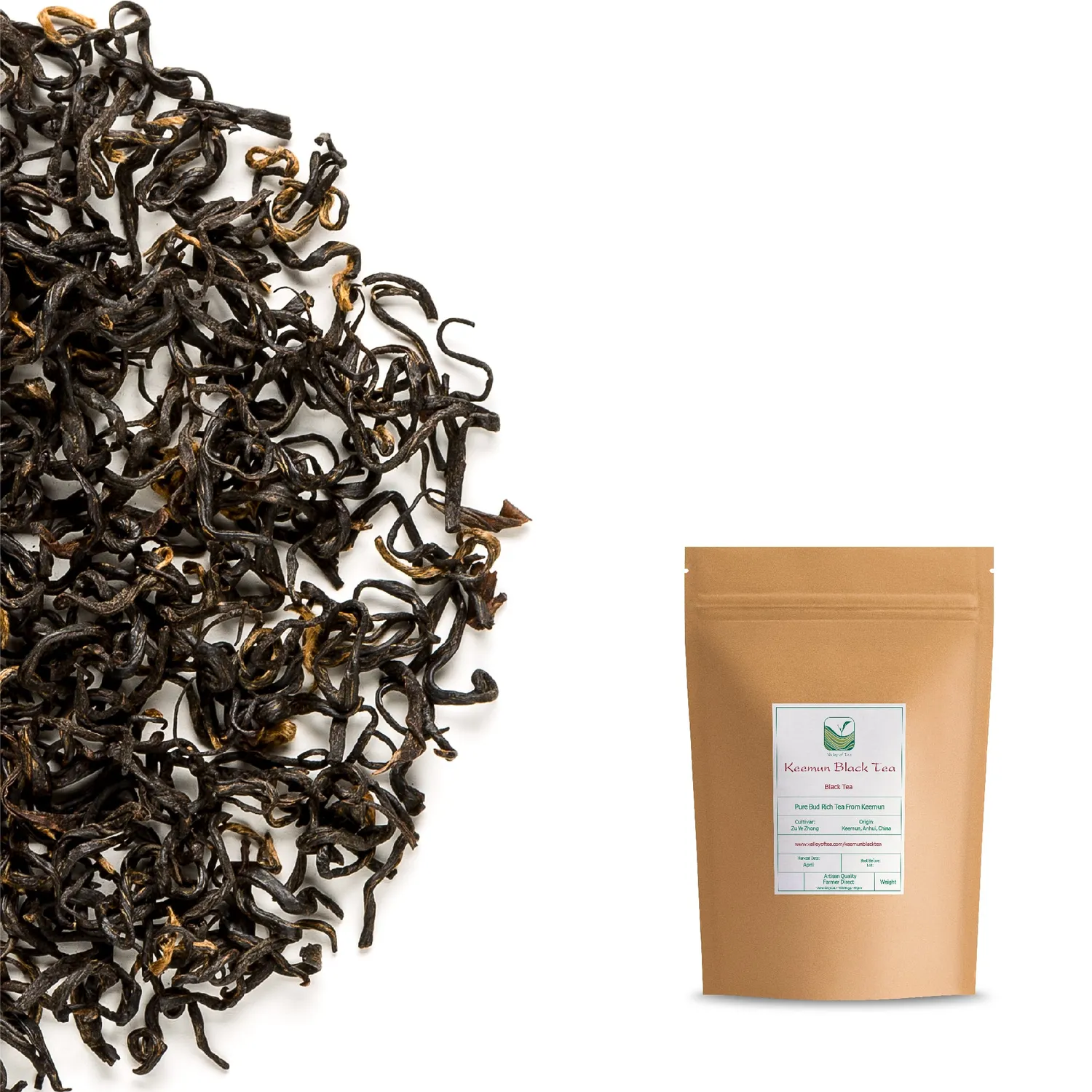 Valley of Tea Keemun svartte 100g maltig