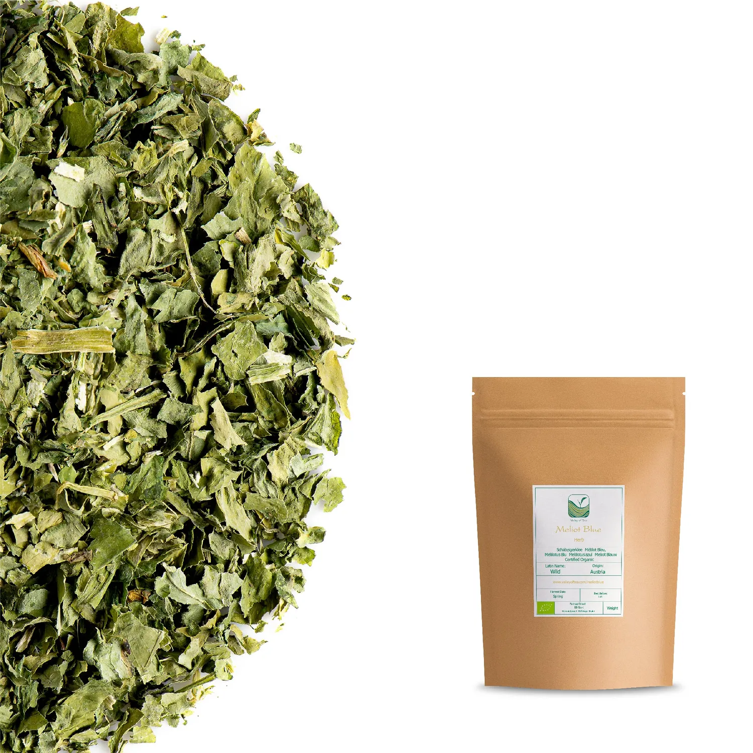 Valley of Tea Blåväppling örtte 100g honung mandel