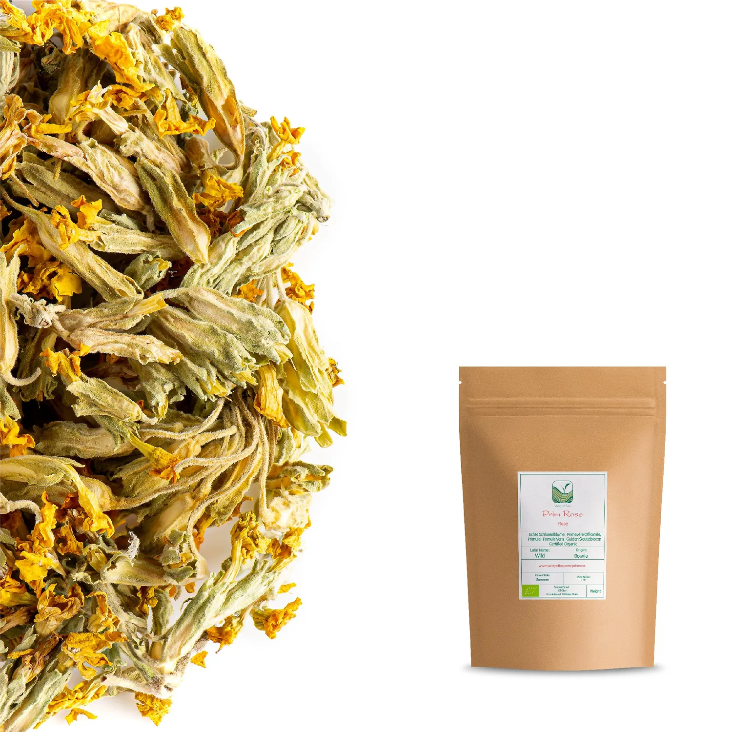 Valley of Tea Prim Rose örtte 50g gullviva