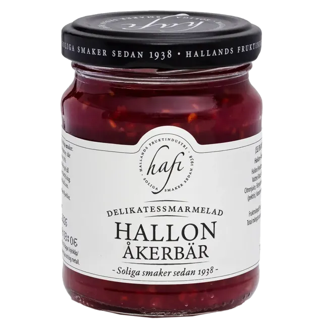 Hafi Hallon Åkerbär marmelad hallon