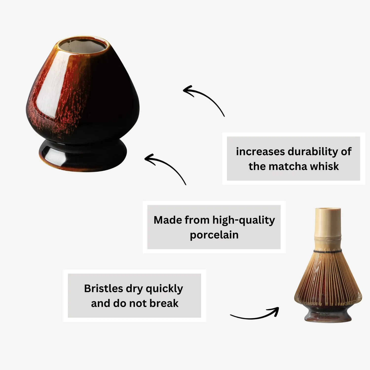 Matcha Magic Beniiro matchaset 4 delar presentask