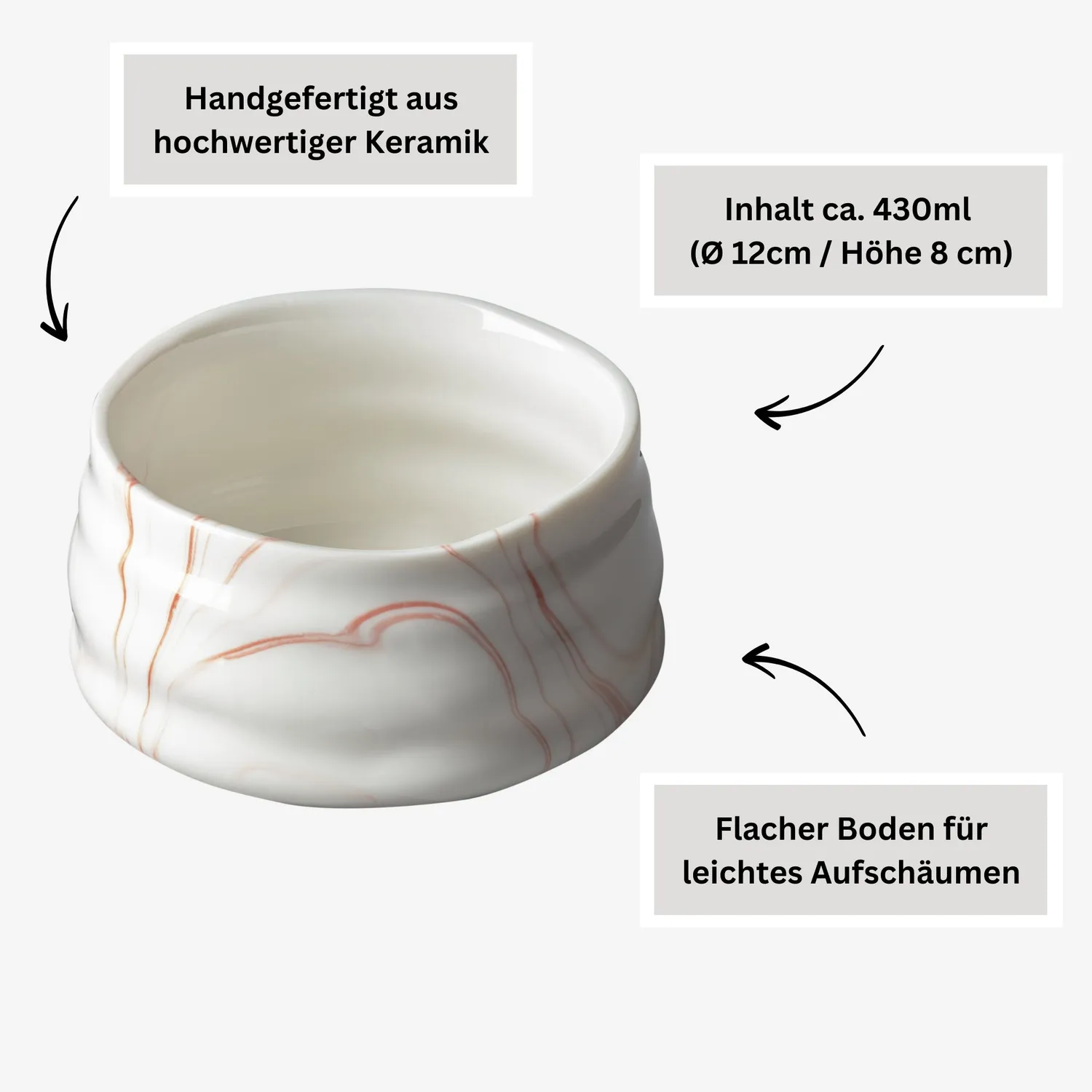 Matcha Magic Momoiro matchaset skål visp