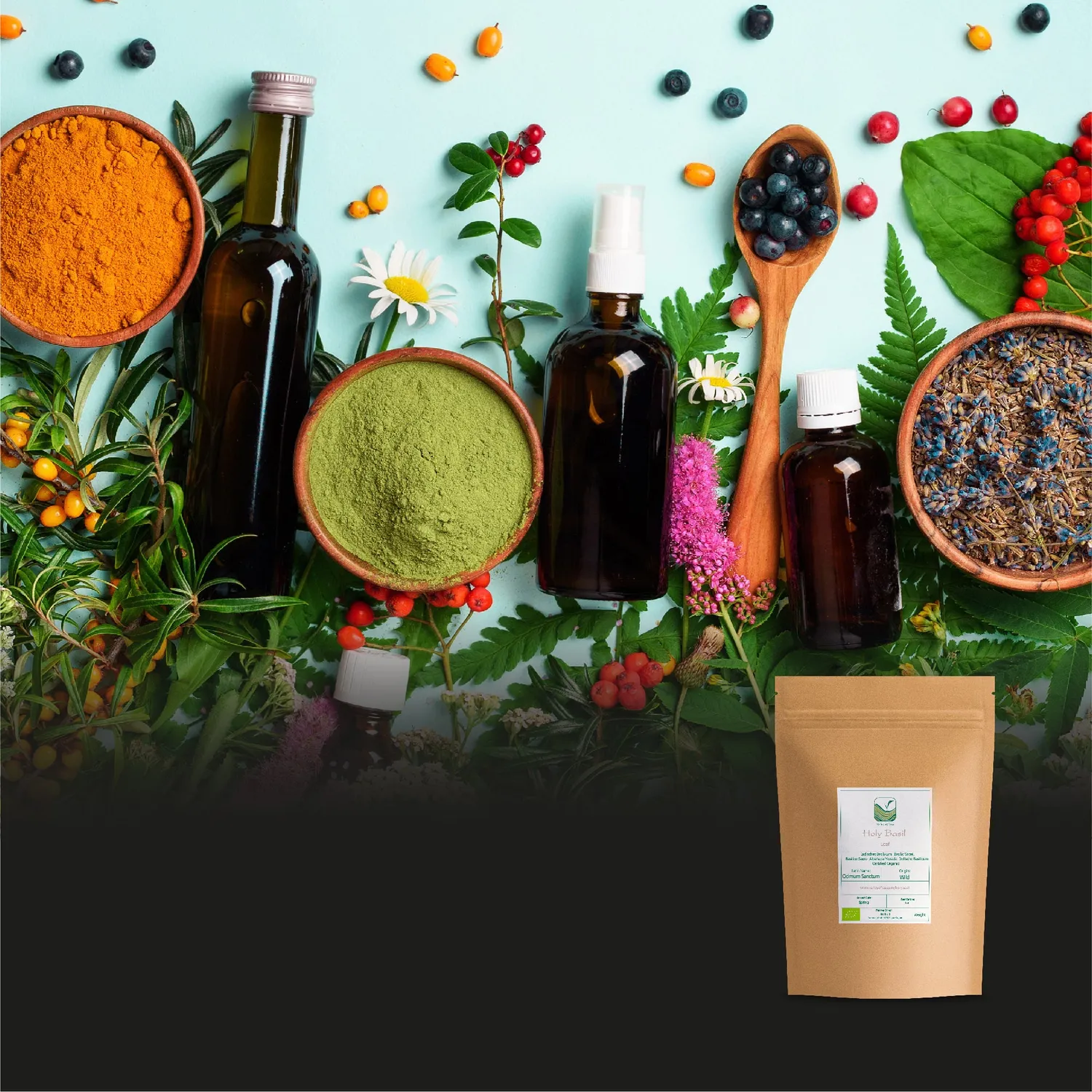 Valley of Tea Helig Basilika örtte 200g lösvikt