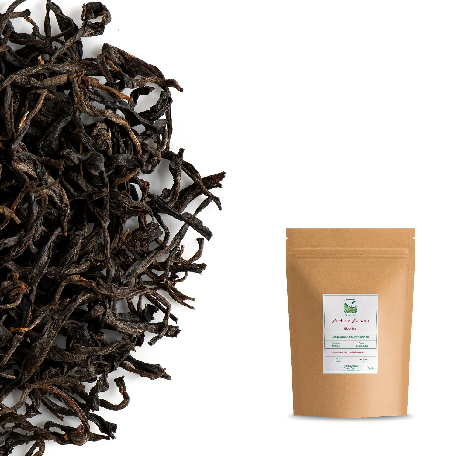 Valley of Tea Artisan Assam svart te 100g fylligt