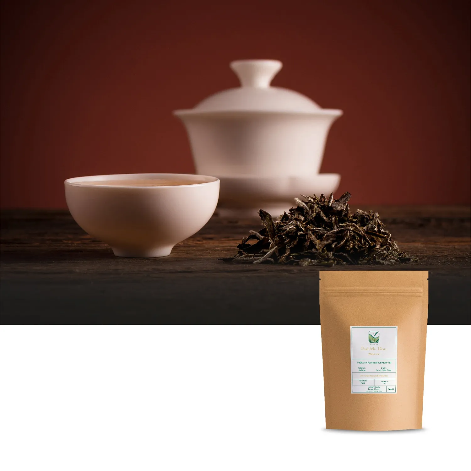 Valley of Tea Vit Pion te 50g lösvikt
