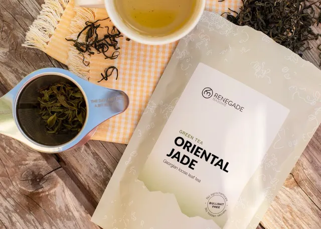 Renegade Tea Estate Oriental Jade grönt te 150g frisk
