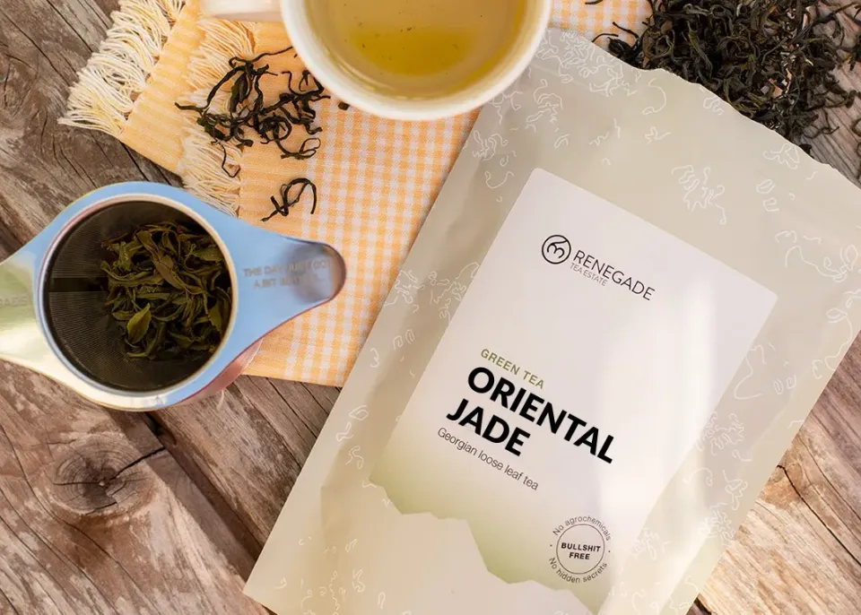 Renegade Tea Estate Oriental Jade grönt te 150g frisk