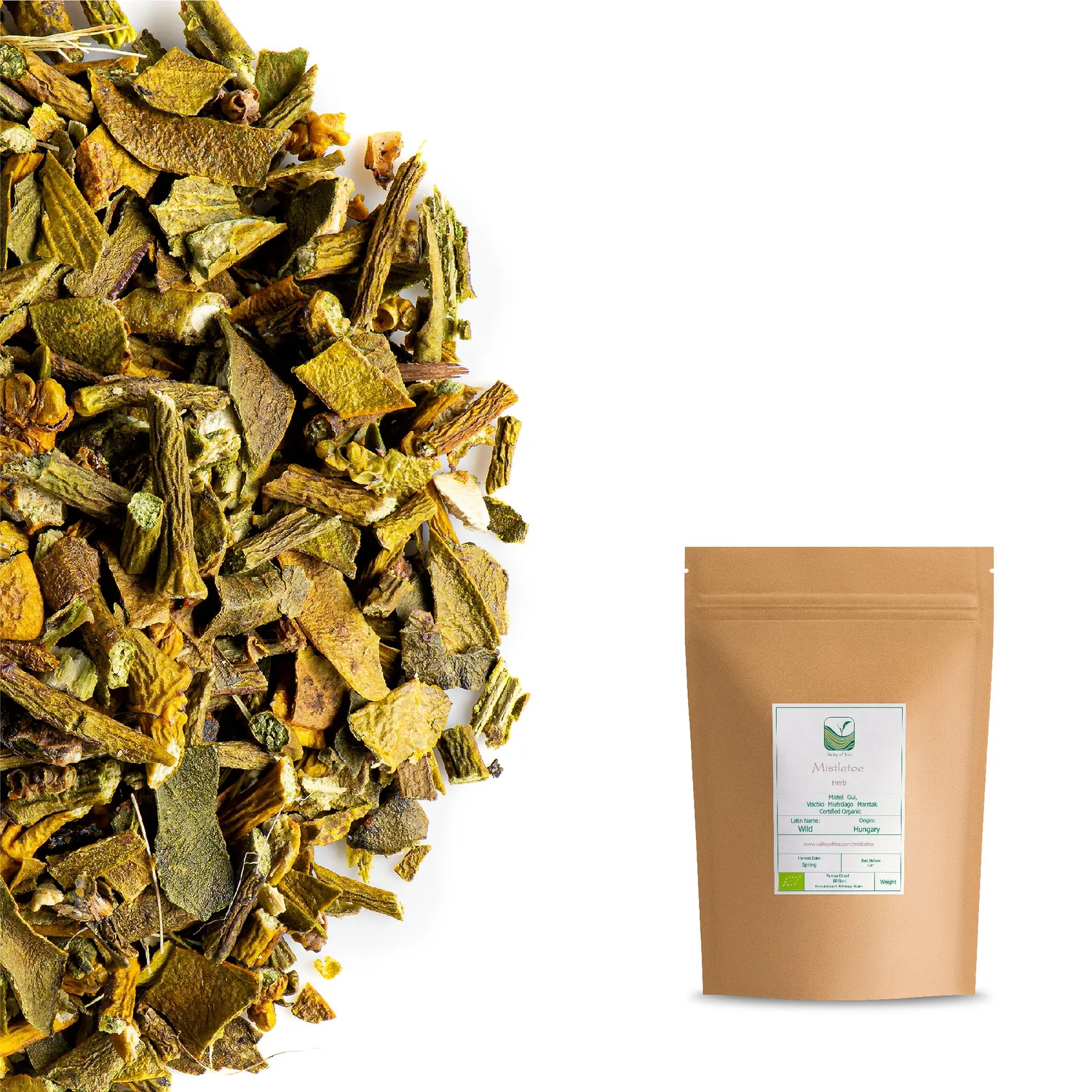 Valley of Tea Mistel örtte 200g lösvikt koffeinfri