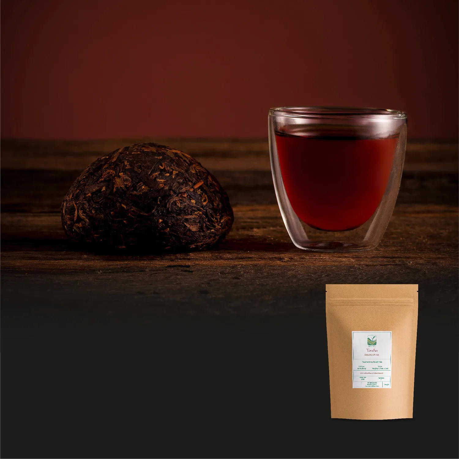 Valley of Tea Toucha pu-erh te 100g shou söt