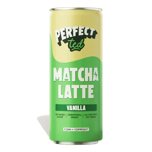 PerfectTed Vanilj matcha latte havre krämig