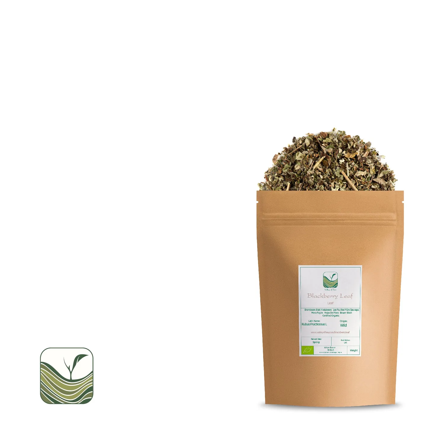 Valley of Tea Björnbärsblad örtte 200 g koffeinfri