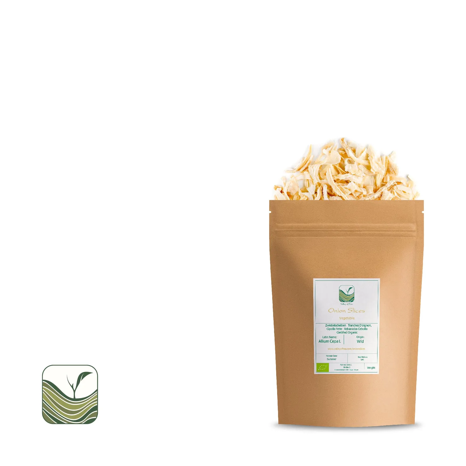 Valley of Tea Skivad Lök torkad 100g söt