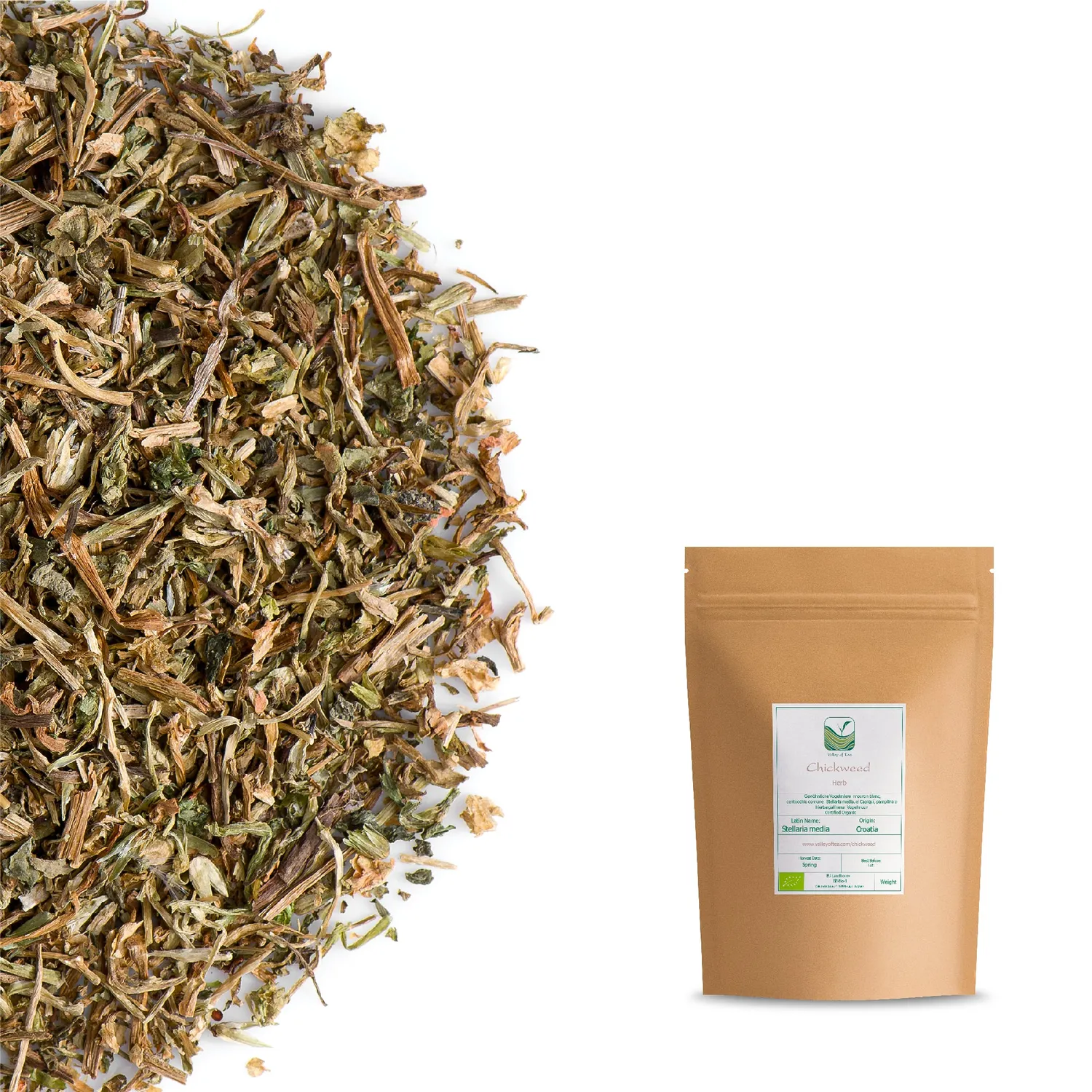 Valley of Tea Chickweed våtarv örtte 50g lösvikt