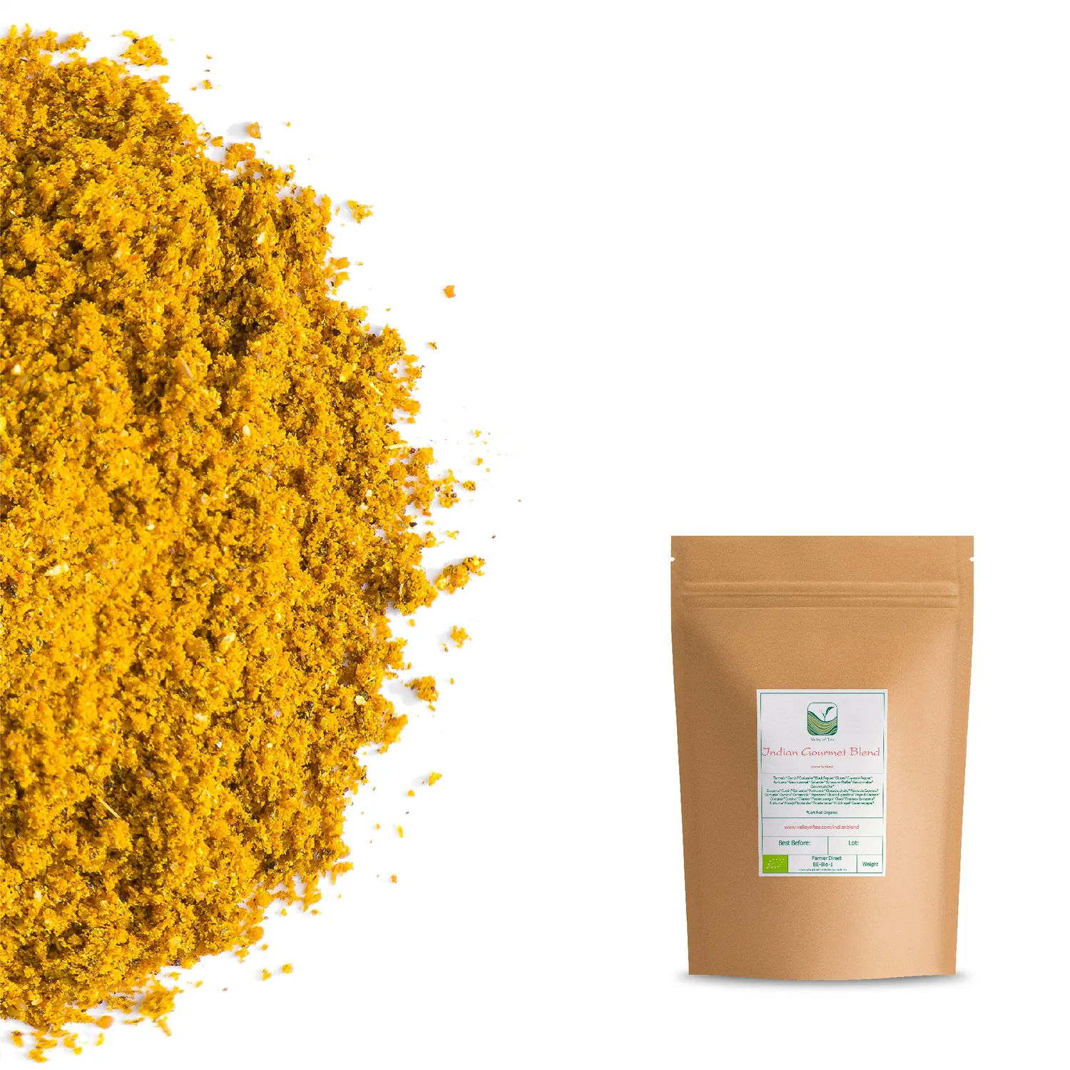Valley of Tea Indisk Blandning kryddor 100g eko