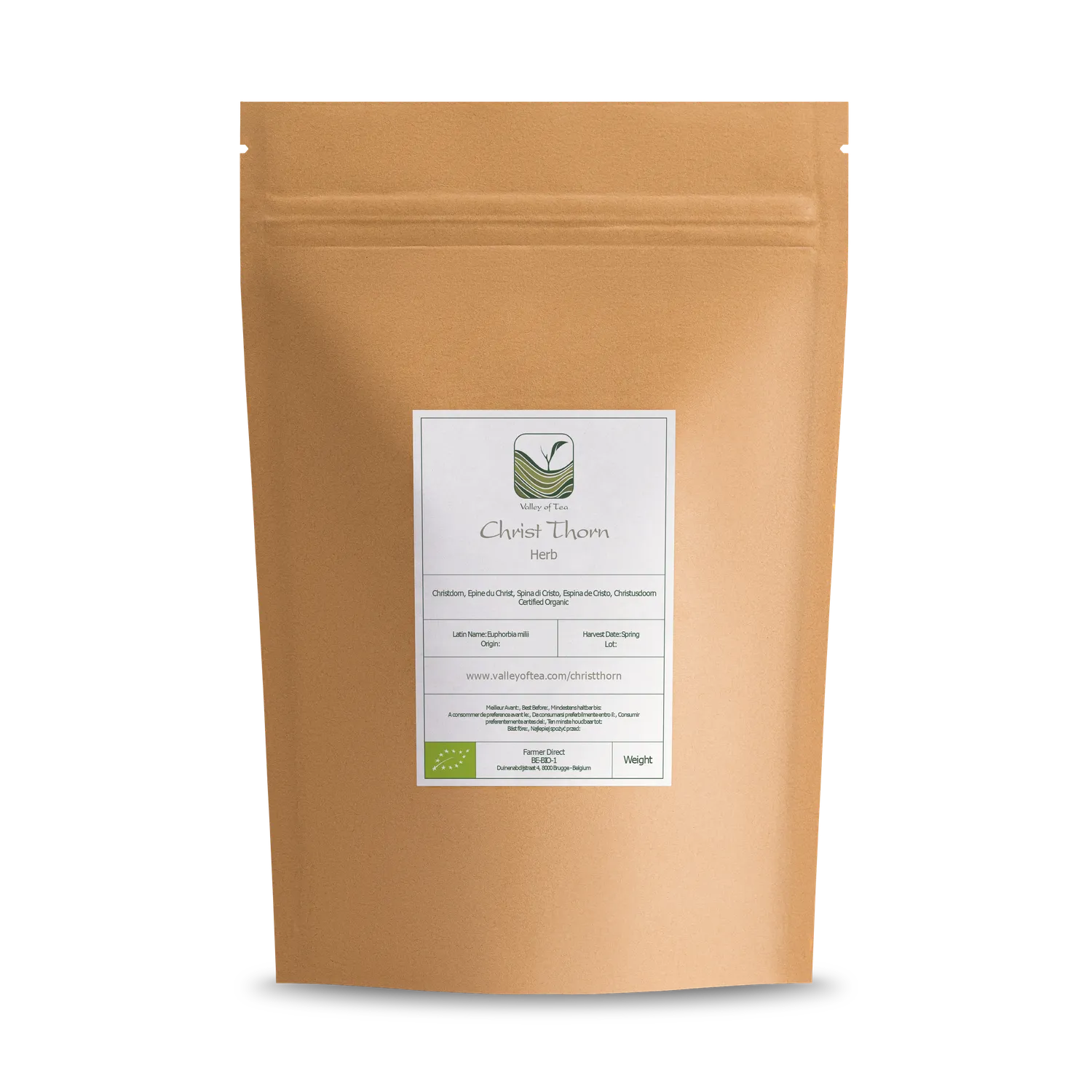 Valley of Tea Kristus Thorn ört 100g koffeinfri