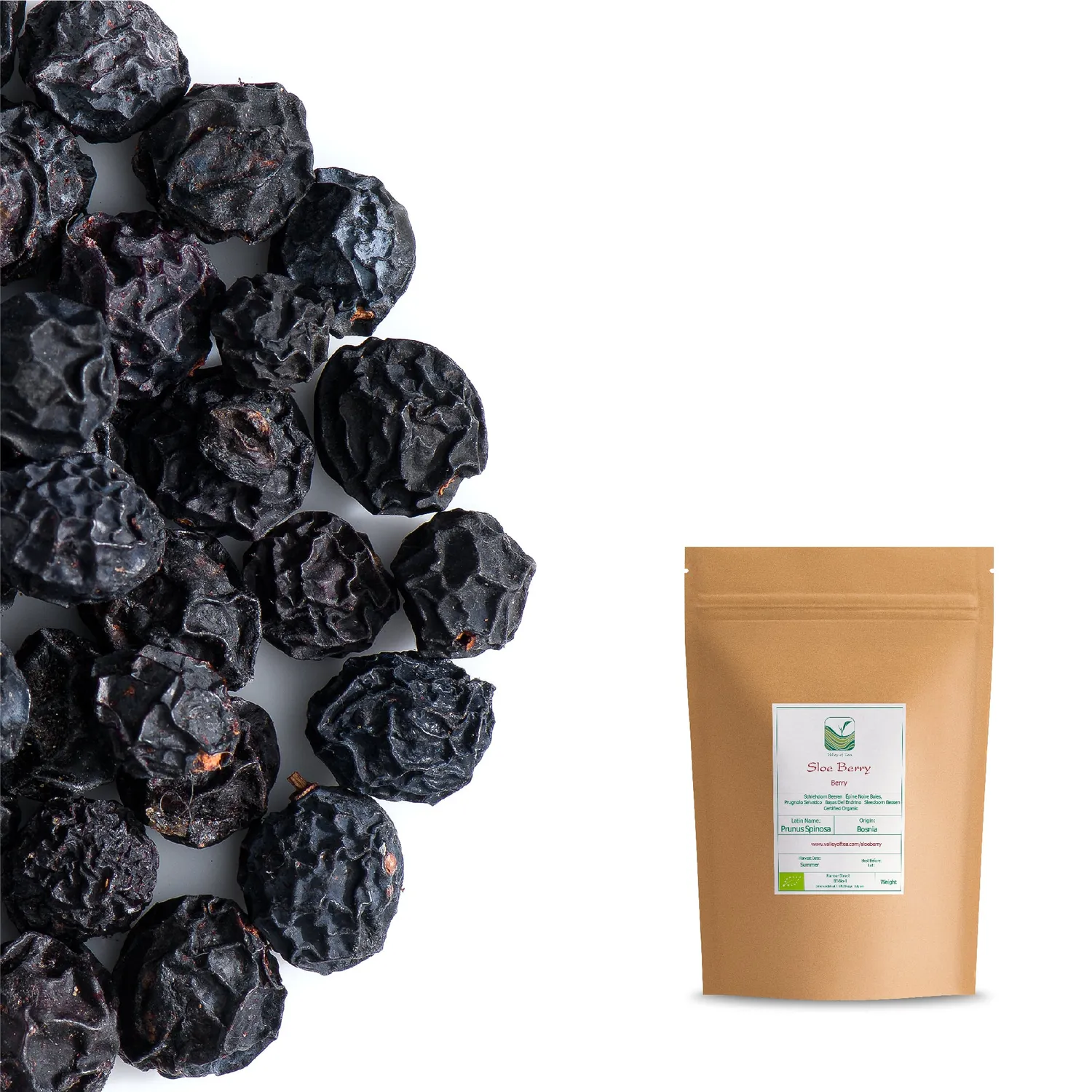 Valley of Tea Slånbär örtte 200 g syrlig bär