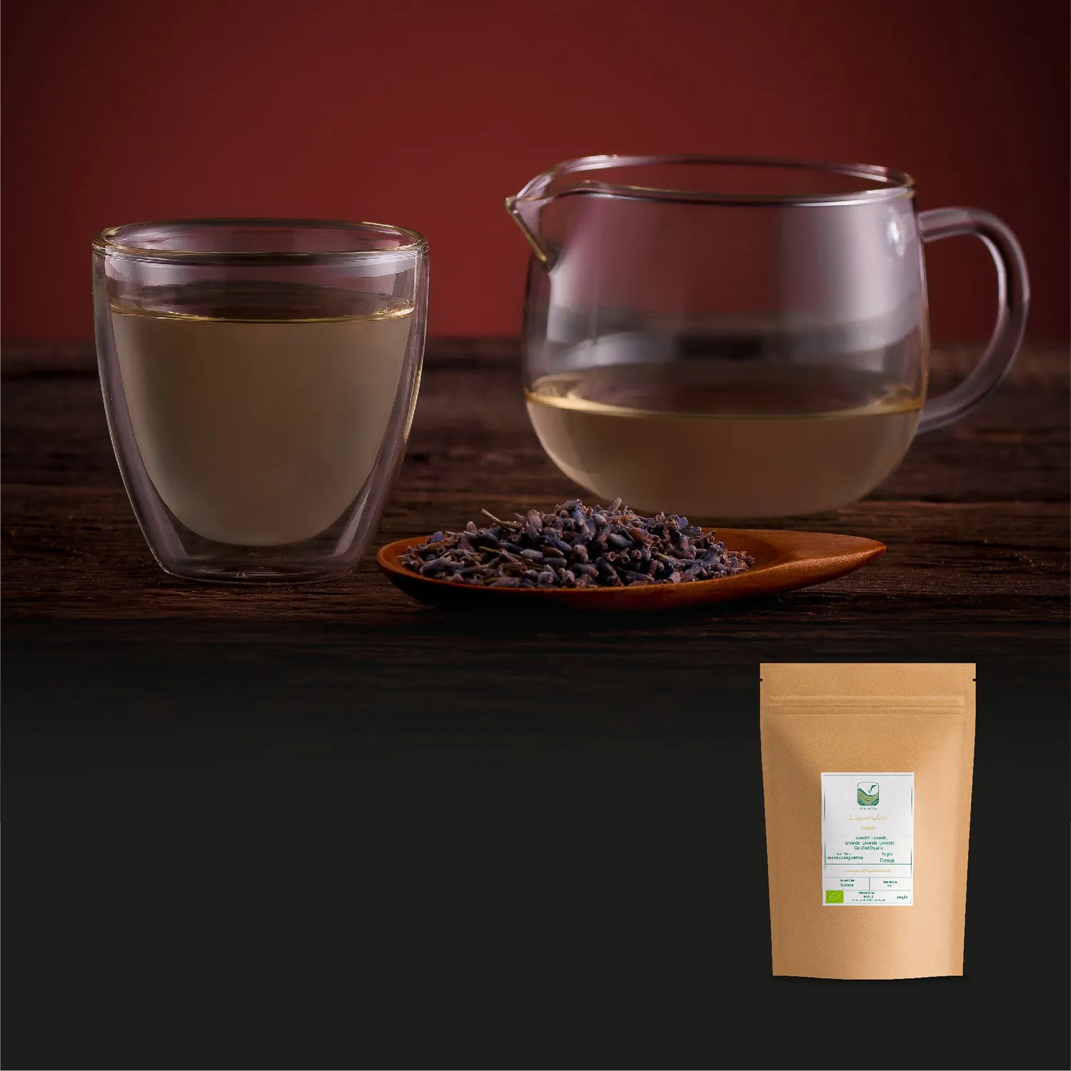 Valley of Tea Lavendel örtte lösvikt 100g blomdoft
