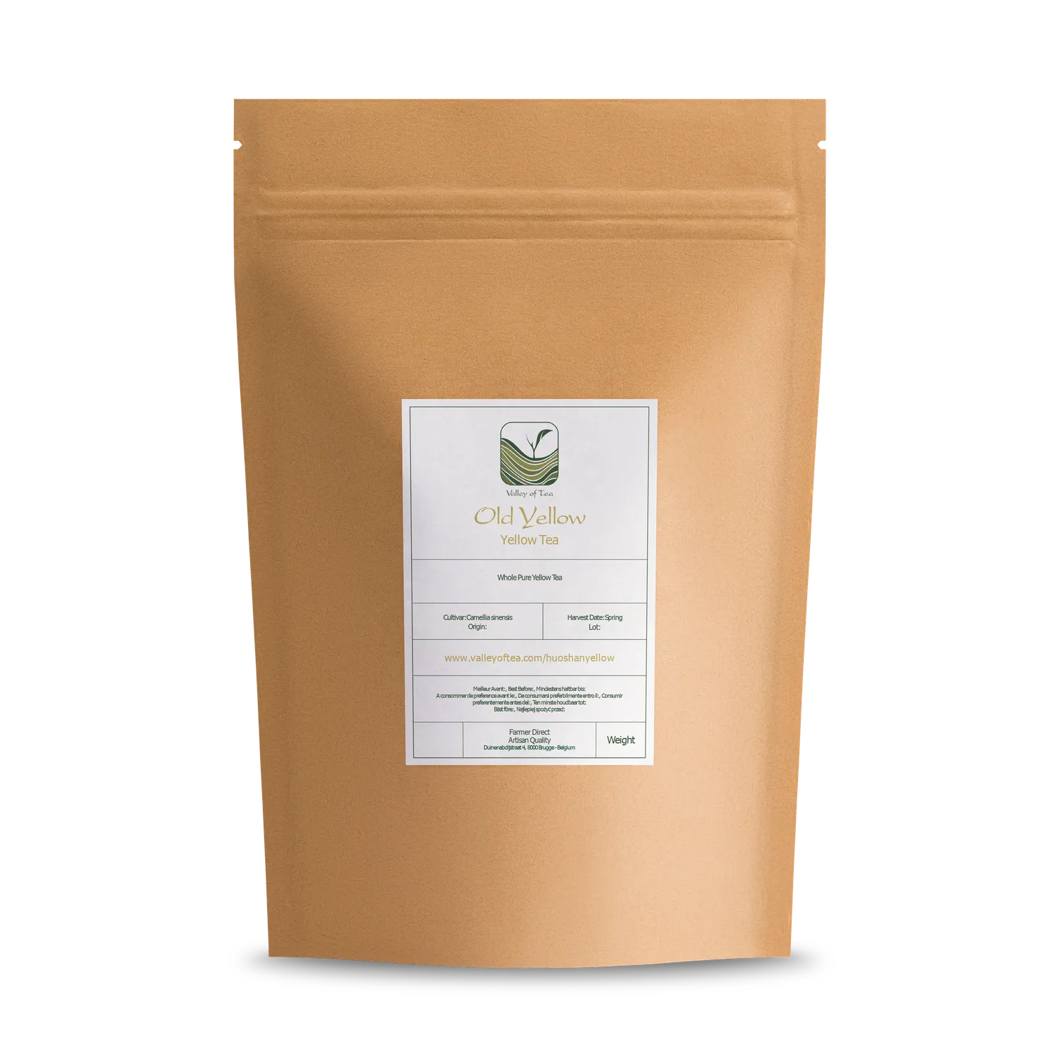 Valley of Tea Huoshan Gul gult te 50g blommig