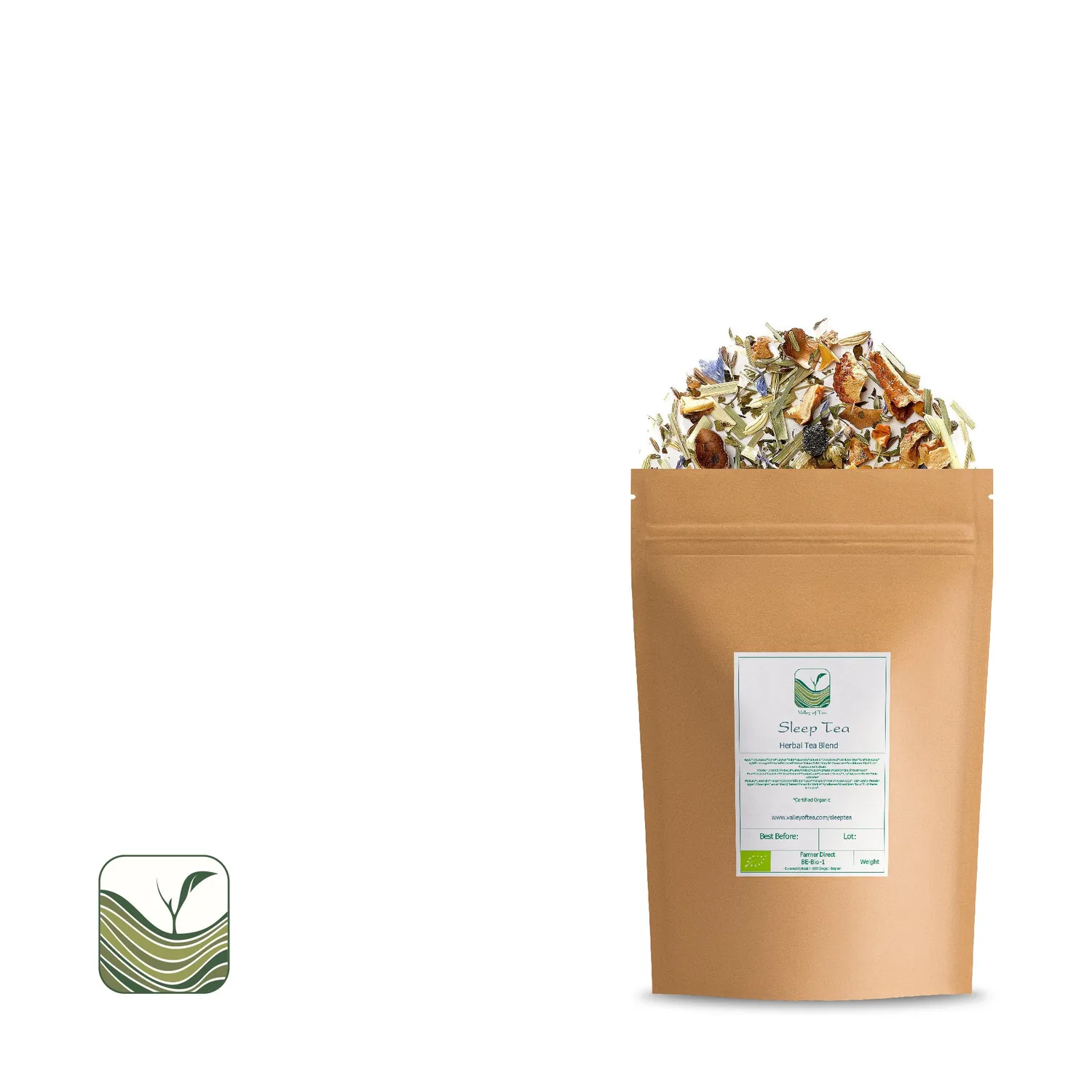 Valley of Tea Sömn Te örtblandning lösvikt 100g koffeinfri