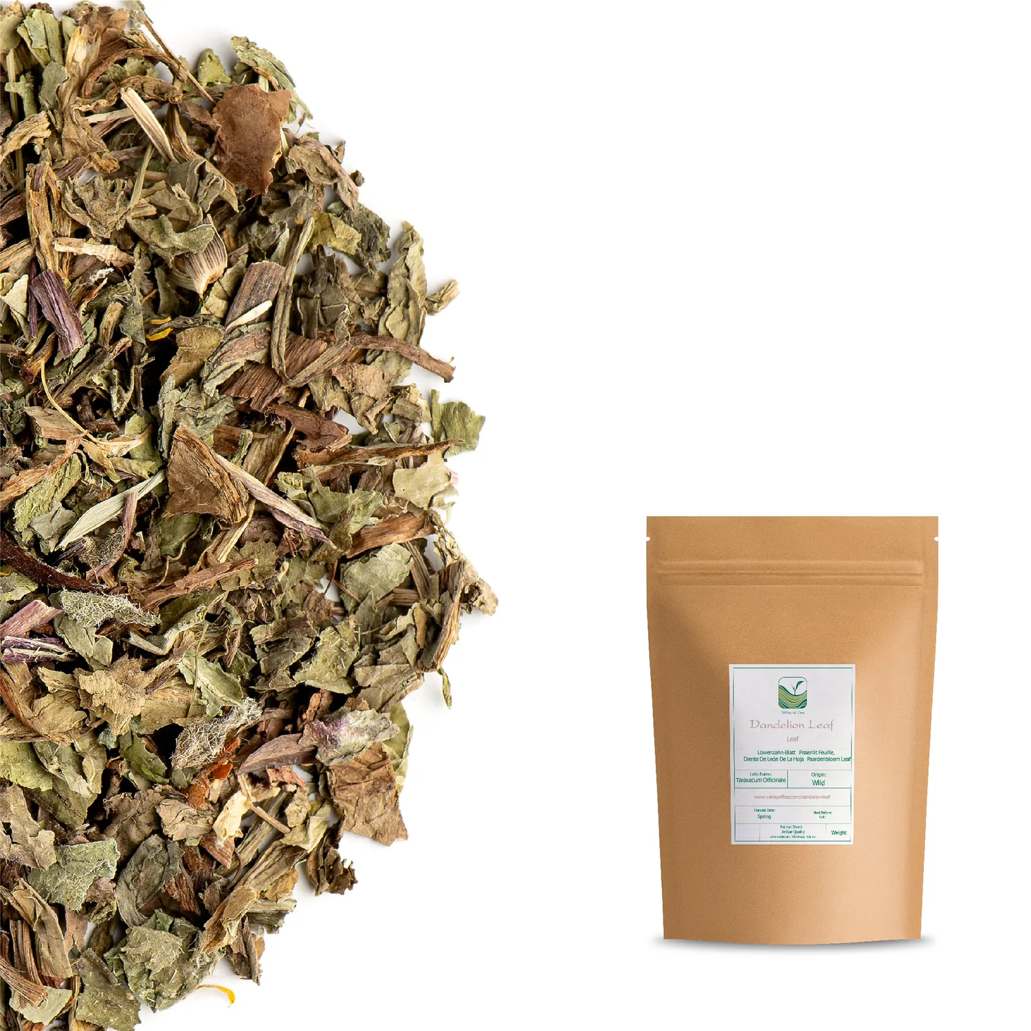 Valley of Tea Maskrosblad örtte 350 g fylligt