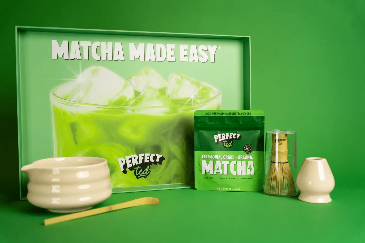 Perfect Ted Butter Yellow Matcha Set matchaset gul