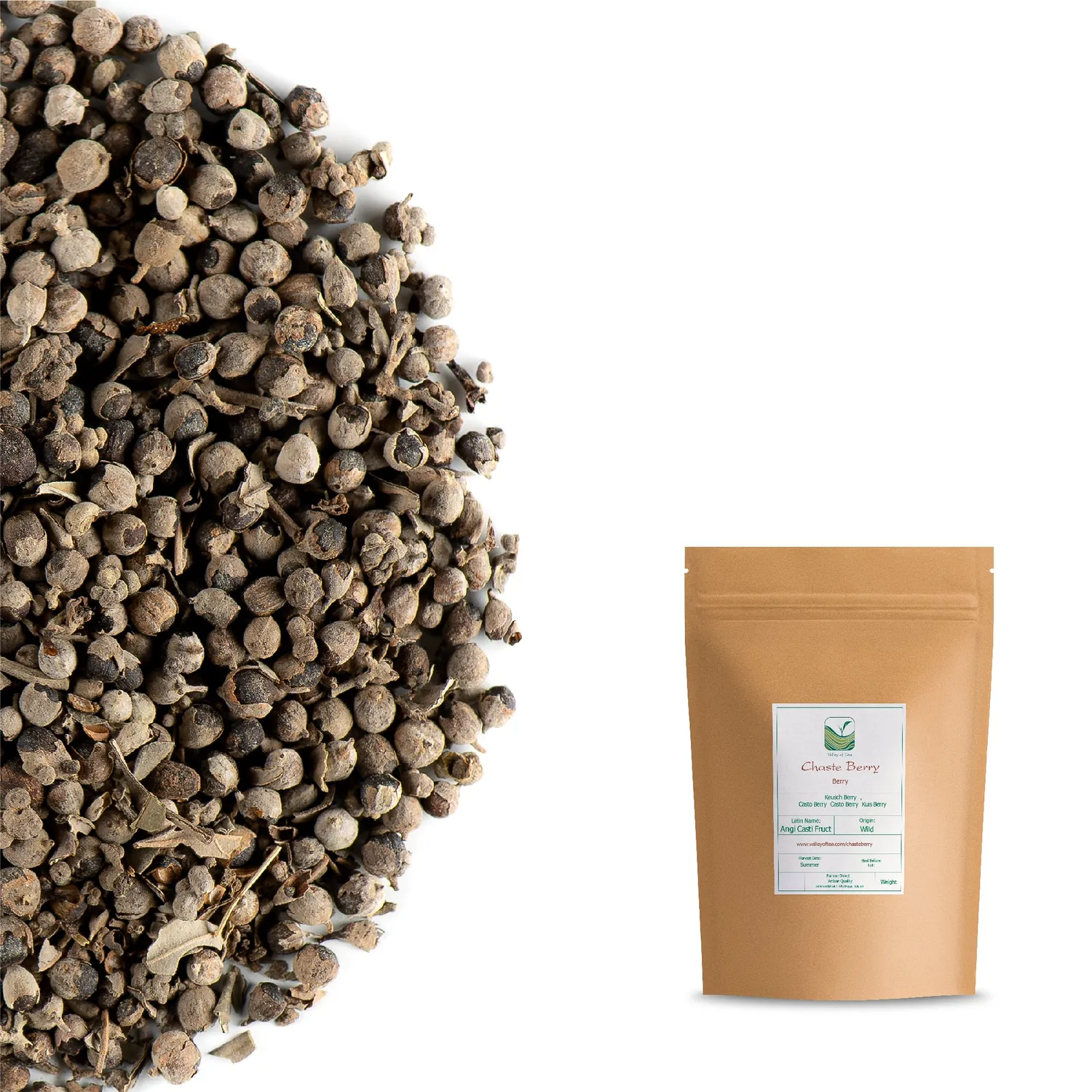 Valley of Tea Kyskhetstrad örtte lösvikt 200g mild pepprig