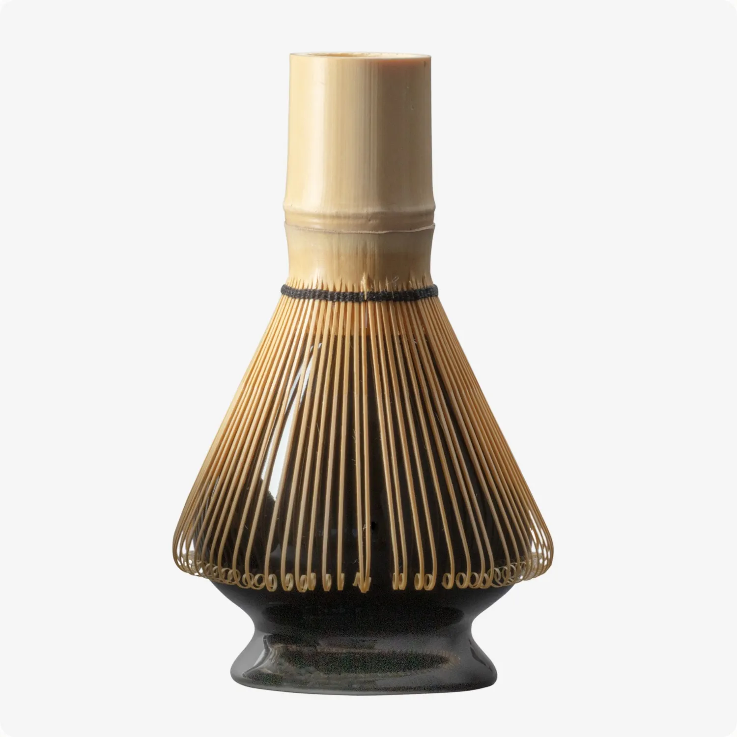 Matcha Magic Kiniro visphållare svart guld porslin