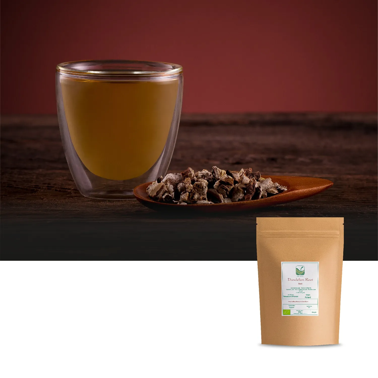 Valley of Tea Maskrosrot örtte 100g rostad
