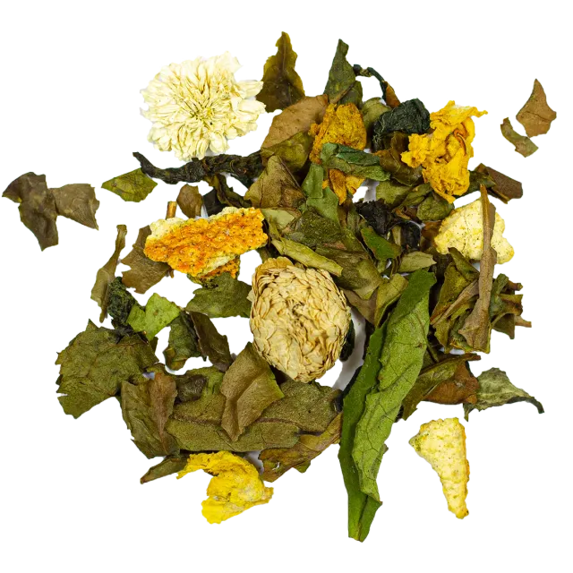 Bönor & Blad Spirulina vitt te 100 g guanabana