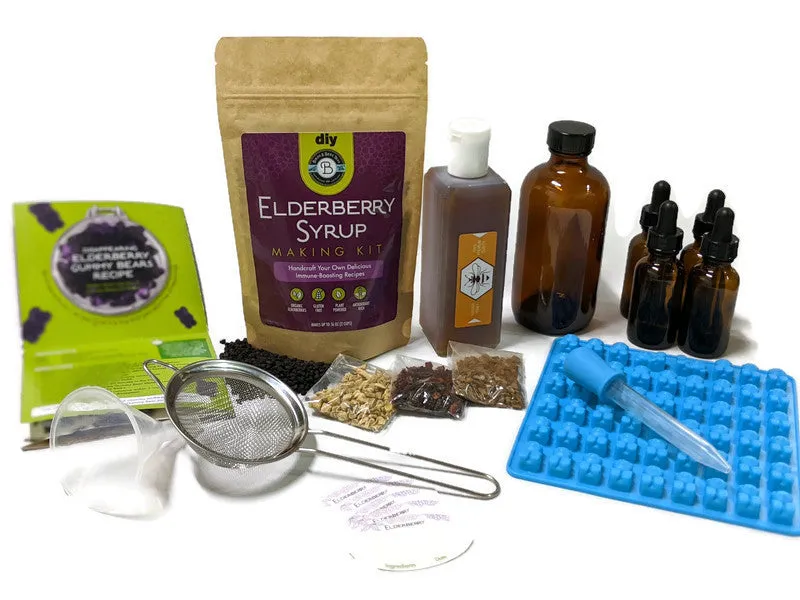 Birds & Bees Tea Elderberry sirapskit Basic fläderbär