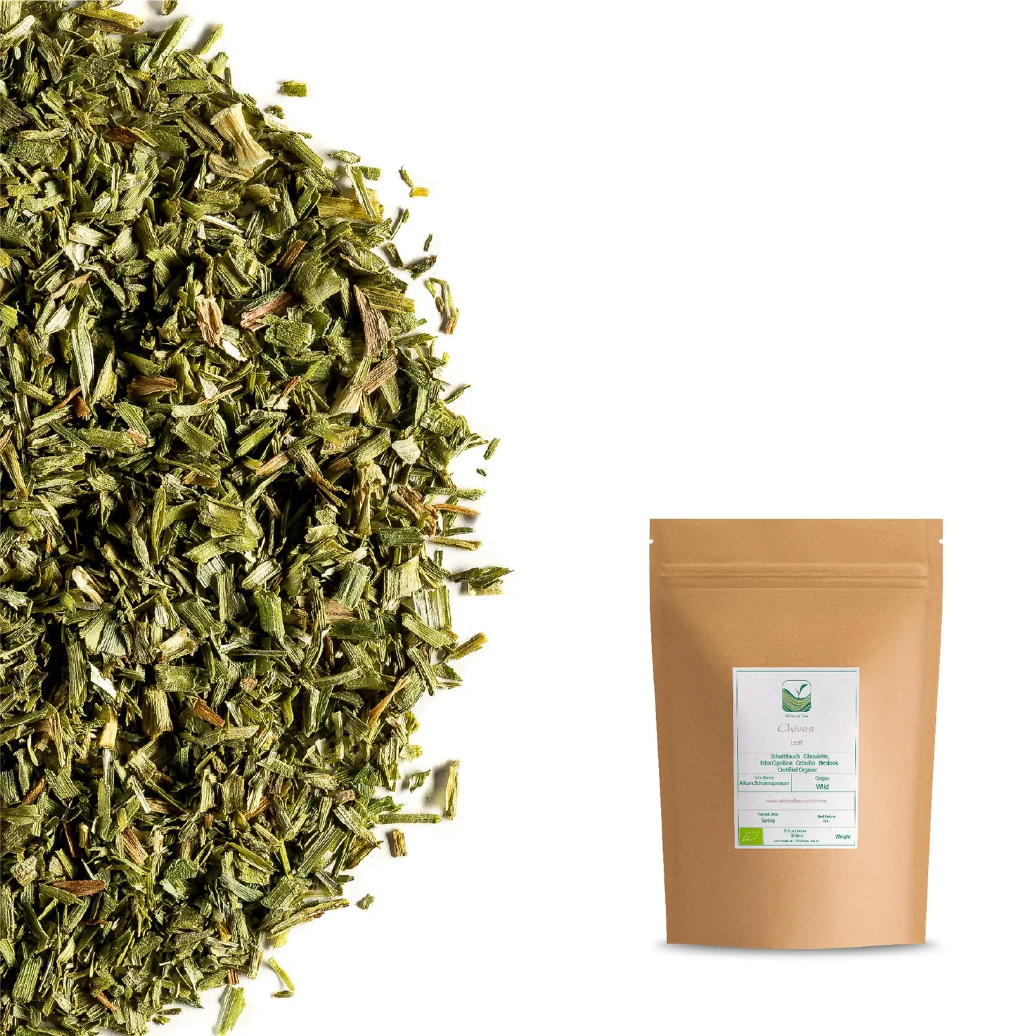 Valley of Tea Gräslök örtkrydda 100g ekologisk