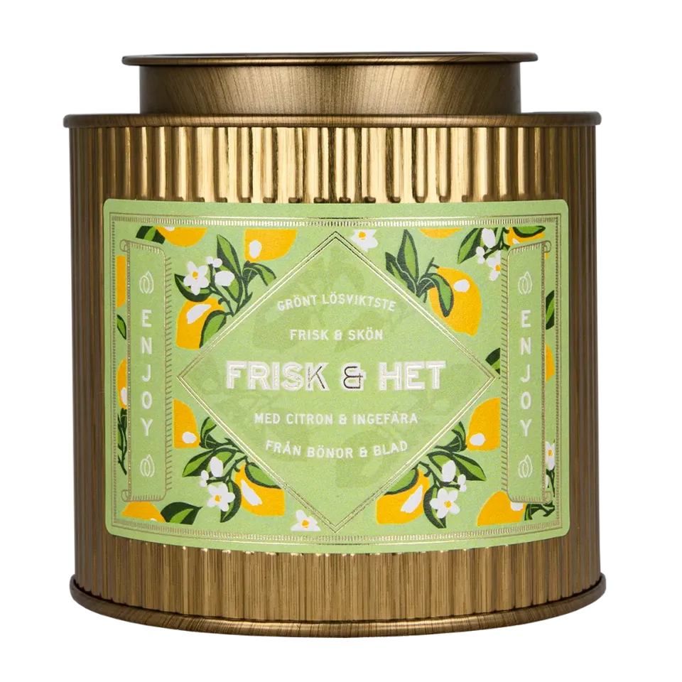B&B Tea Collection Grön Frisk & Het te 110 g ingefära