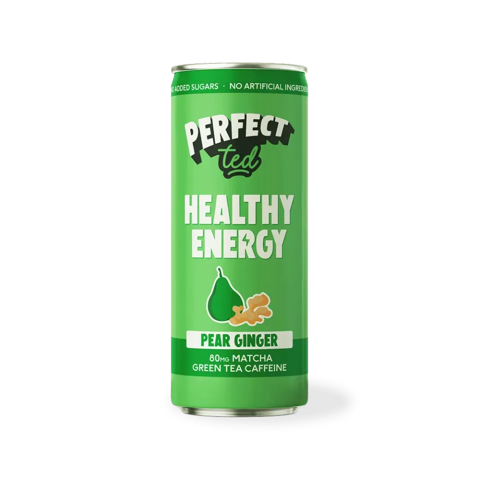 Perfect Ted Healthy Energy Pear Ginger energidryck 12-pack