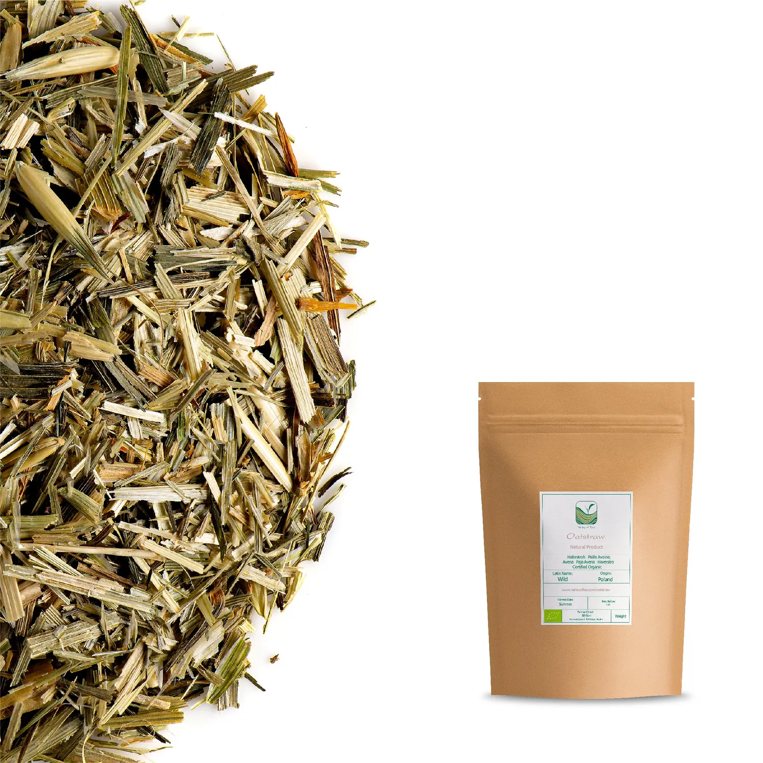 Valley of Tea Havre Halm örtte lösvikt 200g ekologiskt