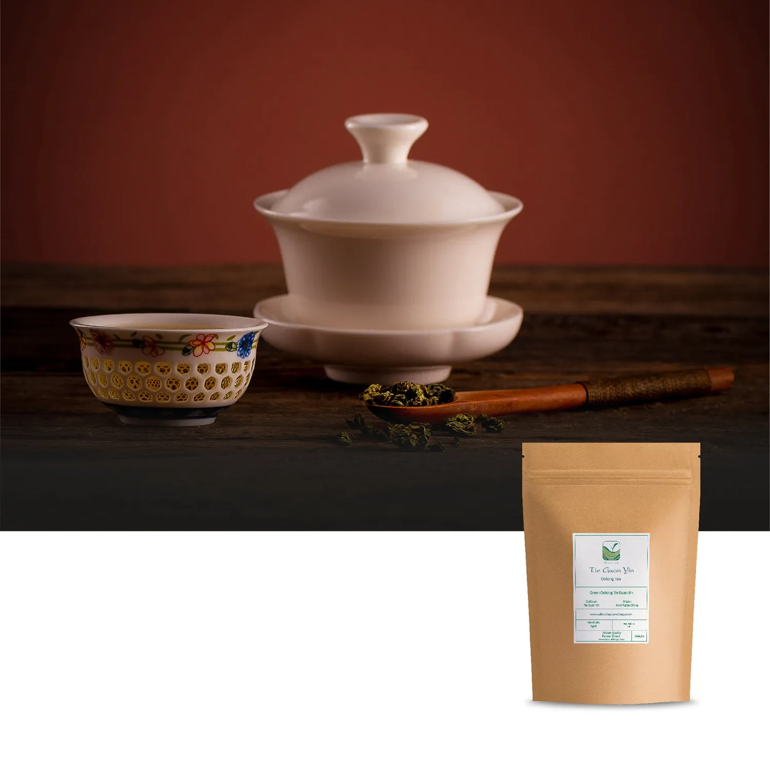 Valley of Tea Tie Guan Yin oolongte 100g blommigt