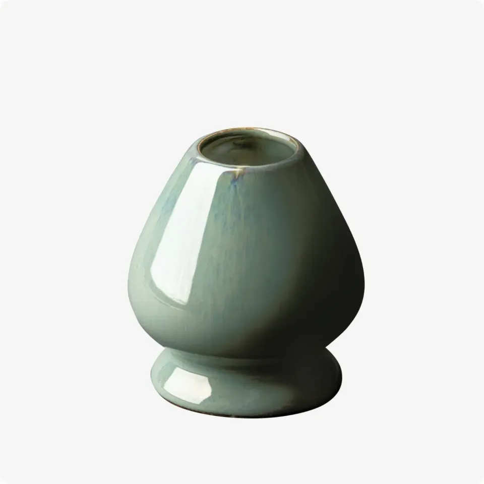 Matcha Magic Tiruburu visphållare keramik blågrön