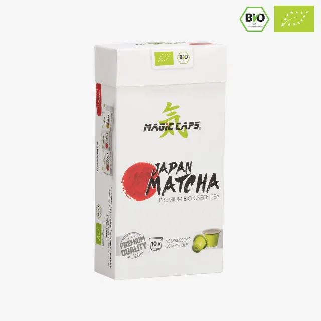 Matcha Magic Bio matchakapslar Nespresso 10x1,5g ekologisk