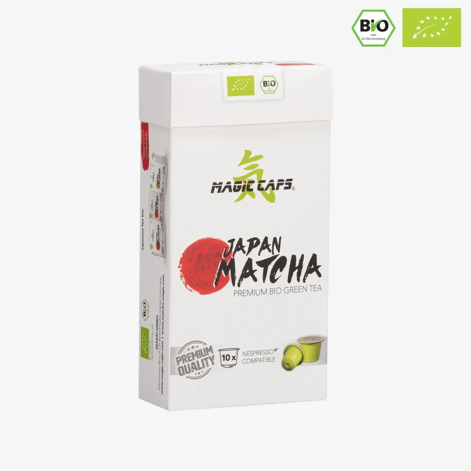Matcha Magic Bio matchakapslar Nespresso 10x1,5g ekologisk