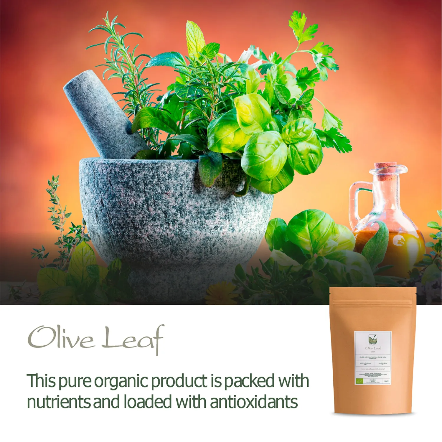 Valley of Tea Olivblad örtte 100g lösvikt besk