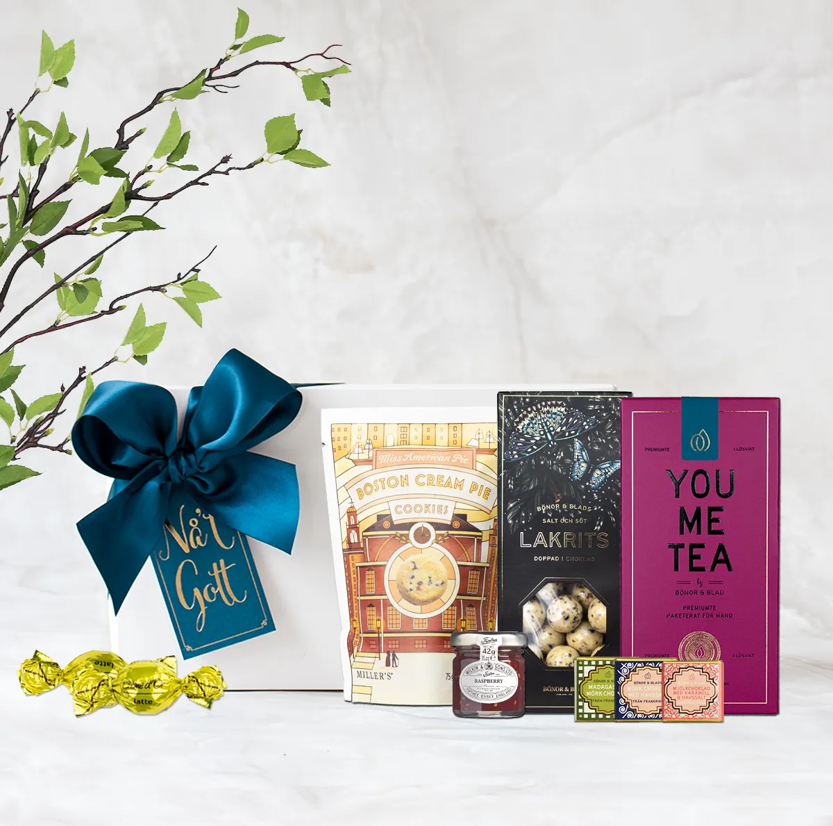 Bönor & Blad Signature Gift Small presentask te kakor 7 sorter