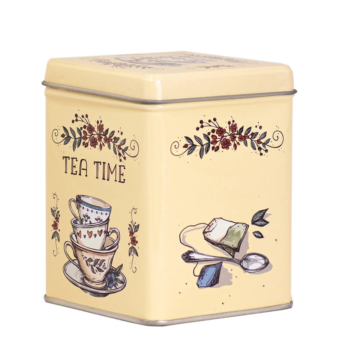 Bönor & Blad Tea Time teburk plåt smörgul
