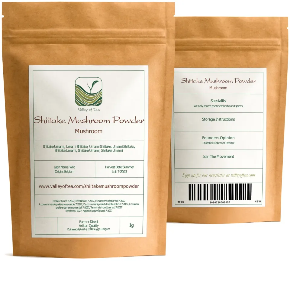 Valley of Tea Shiitake Umami svamppulver liten