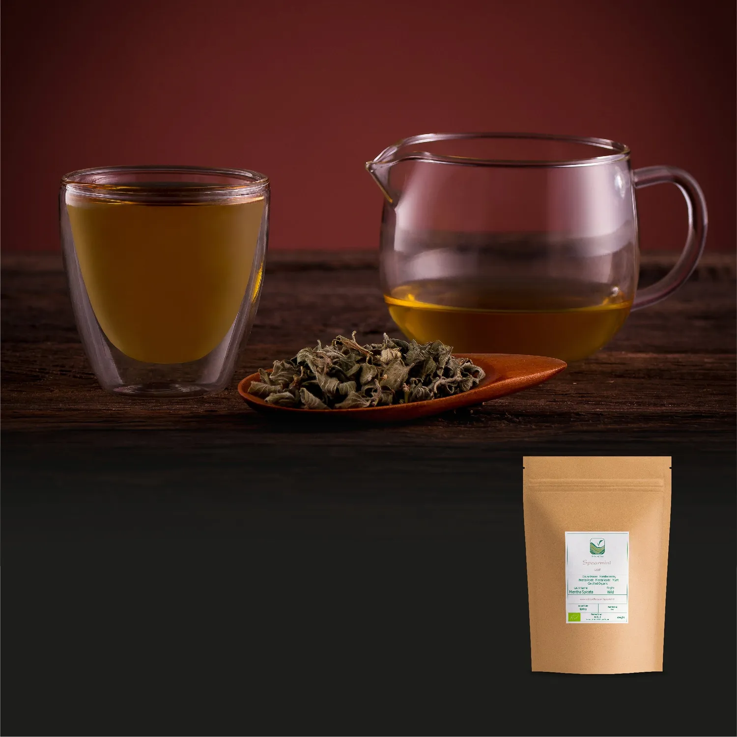 Valley of Tea Grönmynta örtte lösvikt 100g