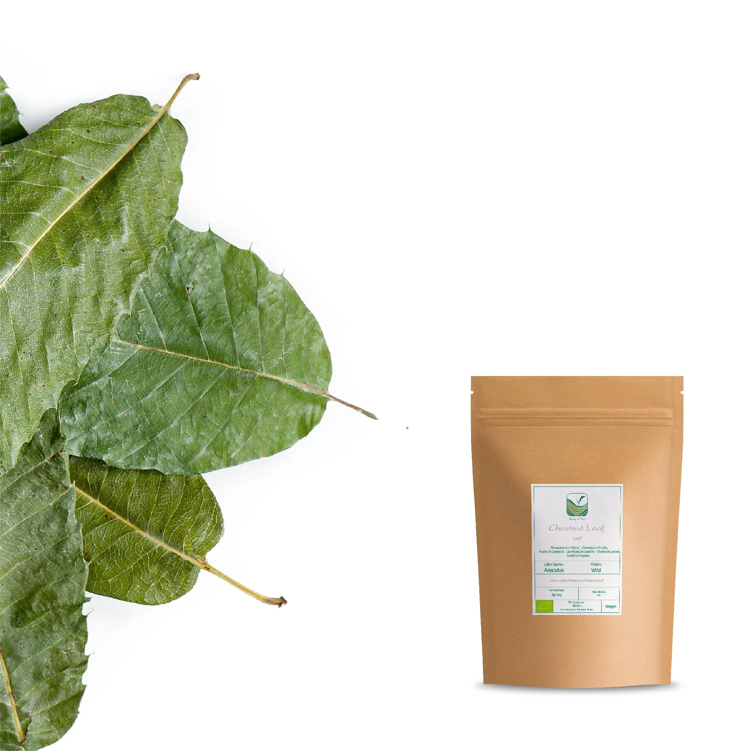 Valley of Tea Kastanjeblad örtte 100g koffeinfri