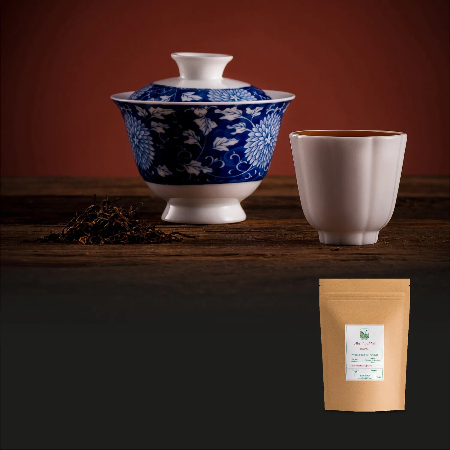 Valley of Tea Jin Jun Mei svart te 50g söt maltig