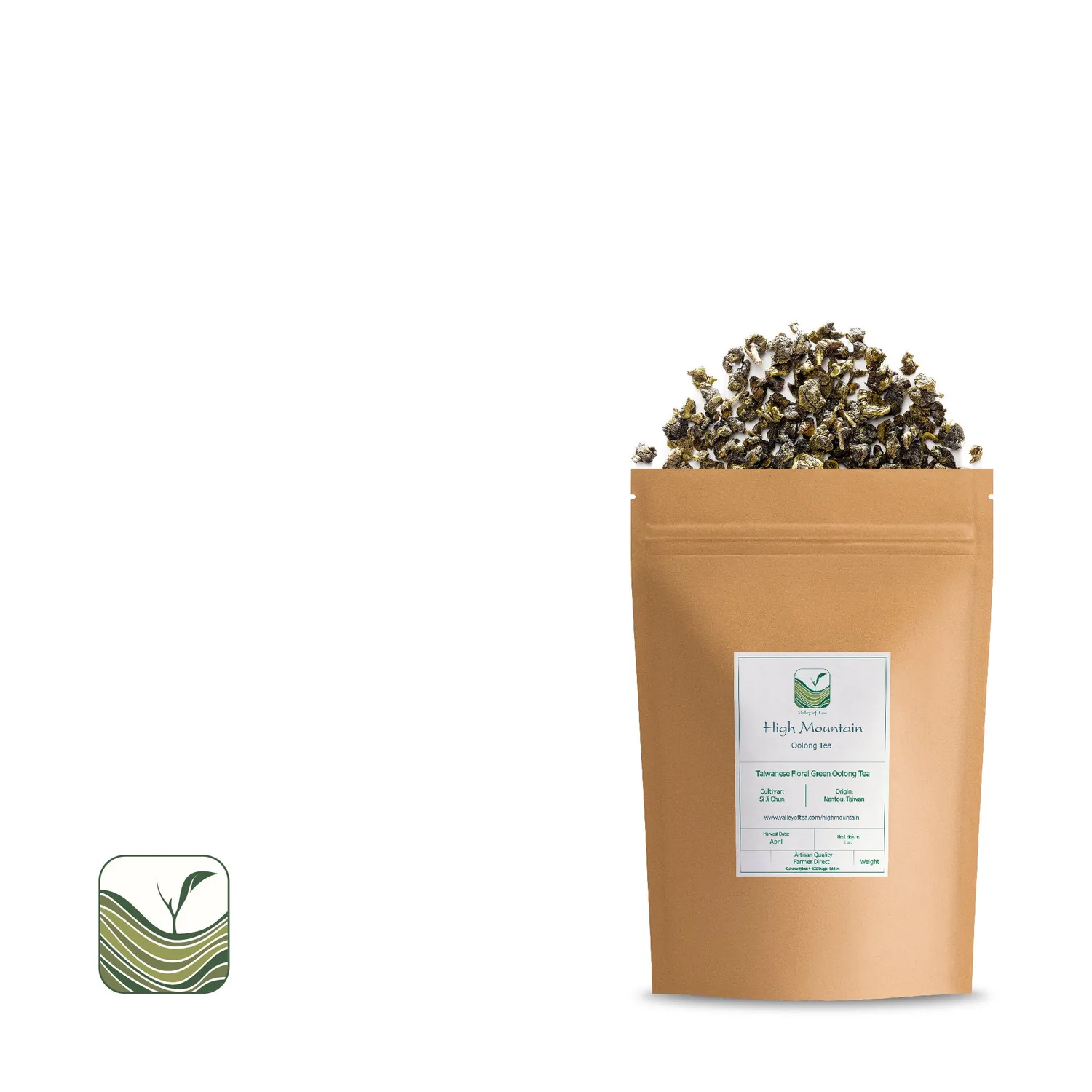 Valley of Tea High Mountain oolong te 100g mild